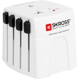 SKROSS Adaptateur de voyage MUV Micro, Fiche de voyage Blanc