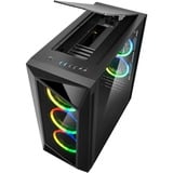 Sharkoon REV200 boîtier midi tower Noir | 4x USB-A | RGB | Window
