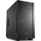 Sharkoon S1000 Tower Noir, Moyen tour Noir, Tower, PC, Noir, micro ATX, Mini-ITX, Métal, 15,5 cm