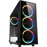Sharkoon TG4 Midi Tower Noir, Moyen tour Noir, (Noir, verre trempé)