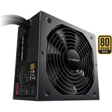 Sharkoon WPM Gold ZERO unité d'alimentation d'énergie 550 W 24-pin ATX ATX Noir alimentation Noir, 550 W, 100 - 240 V, 47 - 63 Hz, 8 A, Actif, 110 W