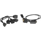 SilentiumPC Nano-Reset ARGB KIT, Contrôleur de ventilateurs Noir