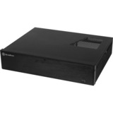 SilverStone ML04 HTPC Noir, Boitîer HTPC Noir, HTPC, PC, Noir, micro ATX, Mini-DTX, Mini-ITX, Métal, maison/bureau
