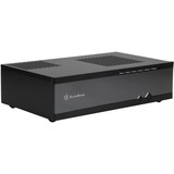 SilverStone ML05 HTPC Noir, Boitîer HTPC Noir, HTPC, PC, Noir, Mini-ITX, Métal, maison/bureau