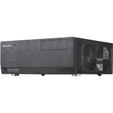 SilverStone SST-GD09B, Boitîer HTPC Noir, Bureau, PC, Noir, ATX, micro ATX, Aluminium, Plastique, Acier, 2x 120 mm