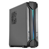 SilverStone SST-RVZ03B-ARGB unité centrale Profile bas (Slimline) Noir, Moyen tour Noir, Profile bas (Slimline), PC, Noir, Mini-DTX, Mini-ITX, Plastique, Acier, Bleu, Vert, Rouge
