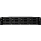 Synology RX1217 boîtier de disques Rack (2 U) Noir, Module d'extension Série ATA III, 2.5/3.5", 12,7 kg, Rack (2 U), Noir