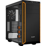 be quiet! PURE BASE 600 Window, Moyenne tour Noir/Orange,  boîtier tour noir/orange, Window-Kit