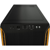 be quiet! PURE BASE 600 Window, Moyenne tour Noir/Orange,  boîtier tour noir/orange, Window-Kit