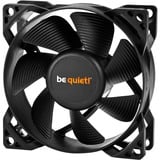 be quiet! Pure Wings 2 80mm, Ventilateur de boîtier Noir, Connecteur de ventilateur à 3 broches