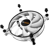 be quiet! Shadow Wings 2 PWM White 140 mm, Ventilateur de boîtier Blanc/Noir, Connecteur PWM à 4 broches pour le ventilateur