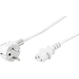 goobay 95140 câble électrique Blanc 2 m Blanc, 2 m, Blanc