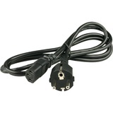 goobay Câble d'alimentation 2,0m Noir, 2 m, Noir