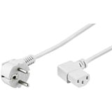 goobay Câble d'alimentation C13 Blanc, 2 mètres