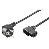goobay NK 102 S-200 Noir 2 m, Câble Noir, 2 m, Noir