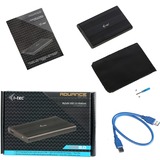 i-tec Advance MySafe AluBasic 2.5" USB 3.0, Boîtier disque dur Noir, Boîtier disque dur/SSD, 2.5", SATA, Série ATA II, Série ATA III, 5 Gbit/s, Connectivité USB, Noir