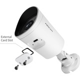 Foscam G4EP PoE Caméra extérieure 4.0 MP, Caméra de surveillance Blanc