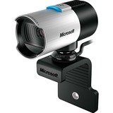 Microsoft LifeCam Studio for Business webcam 1920 x 1080 pixels USB 2.0 Noir, Argent Noir/Argent, 1920 x 1080 pixels, 30 ips, 1080p, 2560 x 2048 pixels, 5 MP, 3x, Vente au détail
