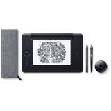 Wacom Intuos Pro Paper tablette graphique Noir 5080 lpi 224 x 148 mm USB/Bluetooth Noir, Sans fil, 5080 lpi, 224 x 148 mm, USB/Bluetooth, Stylo, Tactile, 2 m