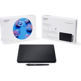 Wacom Intuos Pro S tablette graphique Noir Noir, Sans fil, Noir, 460 g, USB