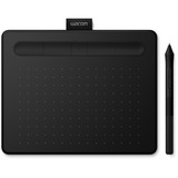 Wacom Intuos S tablette graphique Noir 2540 lpi 152 x 95 mm USB/Bluetooth Noir, Avec fil &sans fil, 2540 lpi, 152 x 95 mm, USB/Bluetooth, 7 mm, Stylo