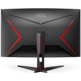 AOC C32G2ZE/BK 32" Moniteur gaming incurvé  Noir/Rouge, 80 cm (31.5"), 1920 x 1080 pixels, Full HD, LED, 1 ms, Noir, Rouge