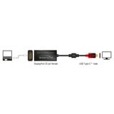 DeLOCK Adaptateur DisplayPort pour moniteur USB-C 4K Noir, 0,2 mètre