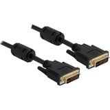 DeLOCK DVI 24+5, Câble Noir, 1 mètre