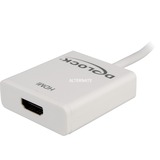DeLOCK Mini DisplayPort > HDMI, Adaptateur Blanc, 0,2 mètres, 4K