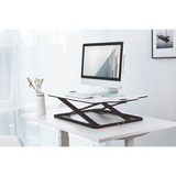 Digitus Garniture de bureau ergonomique pour debout/assis, Accessoire Blanc, Supports de Notebook, Blanc, 10 kg, 30 - 400 mm, 795 mm, 540 mm