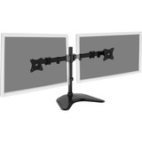 Digitus Support universel bi-écrans, Pied de support Noir, Autonome, 8 kg, 68,6 cm (27"), 75 x 75 mm, 100 x 100 mm, Noir