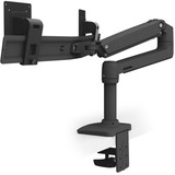 Ergotron LX Desk Dual Direct Arm, Support de moniteur Noir, Boulon traversant, 10 kg, 63,5 cm (25"), 100 x 100 mm, Réglage de la hauteur, Noir