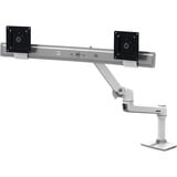 Ergotron LX Desk Dual Direct, Support de moniteur Blanc