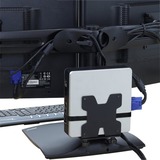 Ergotron Mini PC Mount, Support Noir, Support de CPU monté sur bureau, 2700 kg, Noir, 700 g, 180 x 110 x 150 mm, 900 g