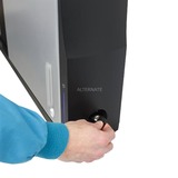 Ergotron Zip12 Charging Wall Mount Storage Cabinet, Station de recharge Noir/Argent