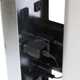 Ergotron Zip12 Charging Wall Mount Storage Cabinet, Station de recharge Noir/Argent