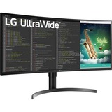 LG 35WN75C-B écran plat de PC 88,9 cm (35") 3440 x 1440 pixels UltraWide Quad HD Noir, Moniteur gaming Noir, 88,9 cm (35"), 3440 x 1440 pixels, UltraWide Quad HD, 5 ms, Noir