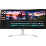 LG 38WN95C-W écran plat de PC 96,5 cm (38") 3840 x 1600 pixels UltraWide Quad HD Noir, Argent, Blanc, Moniteur LED Noir (Mat), 96,5 cm (38"), 3840 x 1600 pixels, UltraWide Quad HD, 1 ms, Noir, Argent, Blanc
