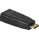 goobay 68841 changeur de genre de câble HDMI Type-A HDMI Type-C Noir, Adaptateur Noir, HDMI Type-A, HDMI Type-C, Noir, En vrac