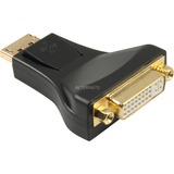 goobay Adaptateur DisplayPort > DVI-I Noir, DisplayPort, DVI-D, Noir, En vrac