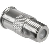 goobay Adaptateur F vers connexion coaxiale Argent