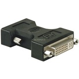 goobay Adaptateur VGA > DVI-I Noir, DVI-I, 15 VGA HD M, En vrac