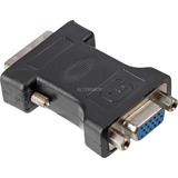 goobay DVI-I M / VGA F DVI-I 12+5 D-Sub Noir, Adaptateur Noir, DVI-I 12+5, D-Sub, Noir