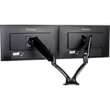iiyama Bras double à vérin à gaz pour moniteur DS3002C-B1, Support de moniteur Noir