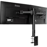 iiyama Double bras de support de bureau DS1002C-B1, Support de moniteur Noir