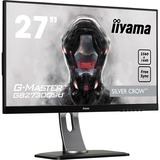 iiyama G-Master Silver Crow GB2730QSU-B1, Moniteur gaming Noir, HDMI, DisplayPort, DVI, 2x USB-A 2.0