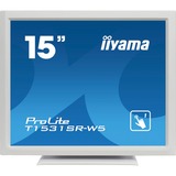 iiyama ProLite T1531SR-W5 15" Touchscreen-Moniteur  Blanc
