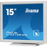 iiyama ProLite T1531SR-W5 15" Touchscreen-Moniteur  Blanc