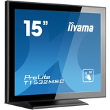 iiyama ProLite T1532MSC-B5AG écran plat de PC 38,1 cm (15") 1024 x 768 pixels LED Écran tactile Noir, Moniteur LED Noir, 38,1 cm (15"), 1024 x 768 pixels, LED, 8 ms, Noir