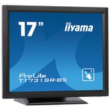 iiyama ProLite T1731SR-B5 17" Touchscreen-Moniteur Noir, 43,2 cm (17"), 1280 x 1024 pixels, TN, 5 ms, Noir